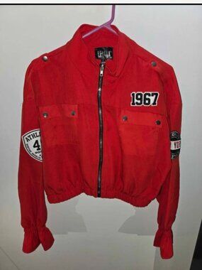 ladies / women's red jacket xl